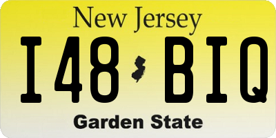 NJ license plate I48BIQ