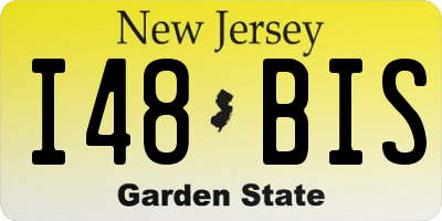 NJ license plate I48BIS
