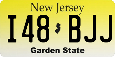 NJ license plate I48BJJ