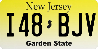 NJ license plate I48BJV