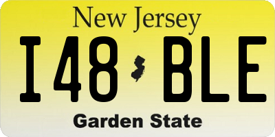 NJ license plate I48BLE