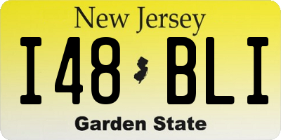 NJ license plate I48BLI