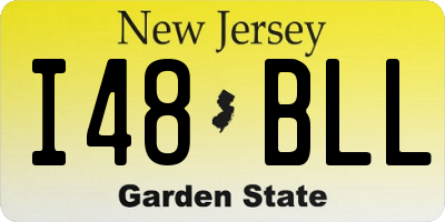 NJ license plate I48BLL