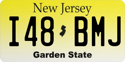NJ license plate I48BMJ