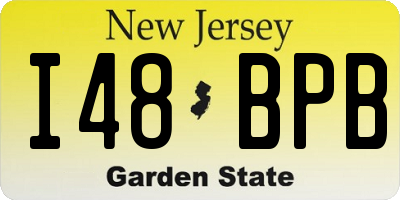 NJ license plate I48BPB