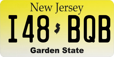NJ license plate I48BQB