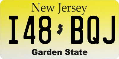 NJ license plate I48BQJ