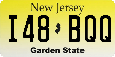 NJ license plate I48BQQ