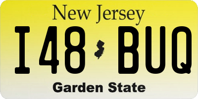 NJ license plate I48BUQ
