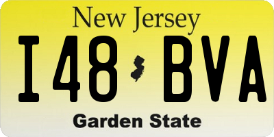 NJ license plate I48BVA