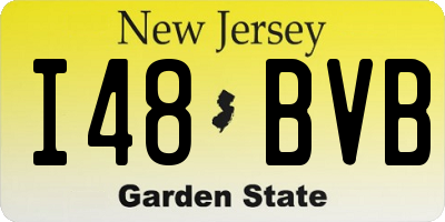NJ license plate I48BVB
