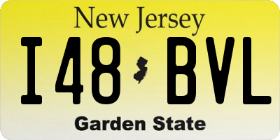 NJ license plate I48BVL