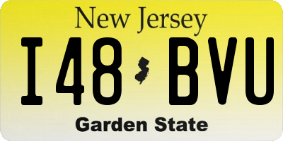 NJ license plate I48BVU