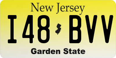 NJ license plate I48BVV