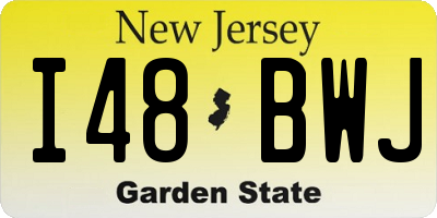 NJ license plate I48BWJ