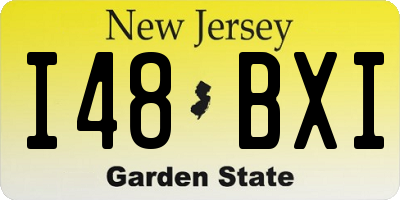 NJ license plate I48BXI