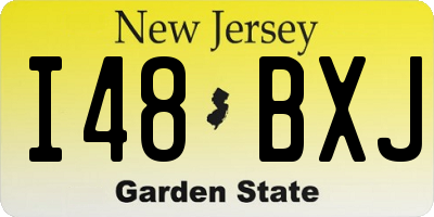 NJ license plate I48BXJ