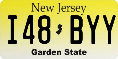 NJ license plate I48BYY