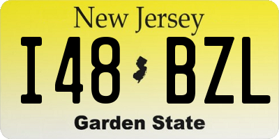 NJ license plate I48BZL