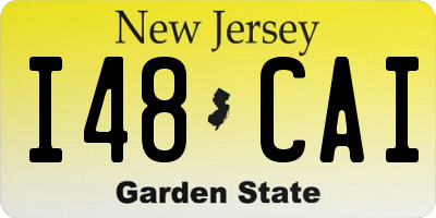 NJ license plate I48CAI