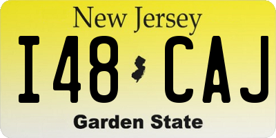 NJ license plate I48CAJ