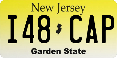 NJ license plate I48CAP