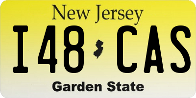 NJ license plate I48CAS