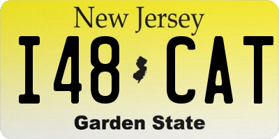 NJ license plate I48CAT