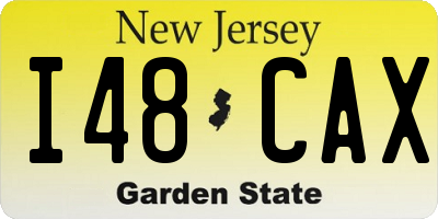 NJ license plate I48CAX