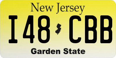 NJ license plate I48CBB