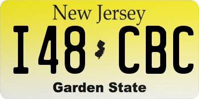 NJ license plate I48CBC