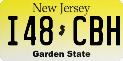 NJ license plate I48CBH