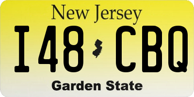 NJ license plate I48CBQ
