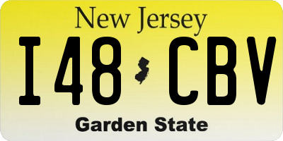 NJ license plate I48CBV