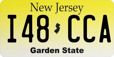 NJ license plate I48CCA