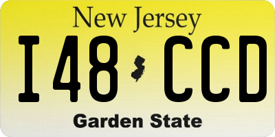 NJ license plate I48CCD