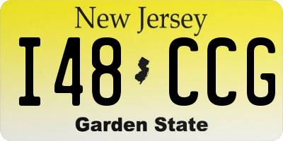 NJ license plate I48CCG