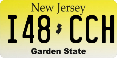 NJ license plate I48CCH