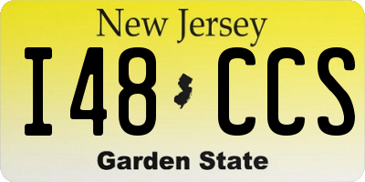 NJ license plate I48CCS