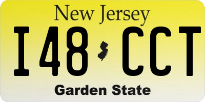 NJ license plate I48CCT