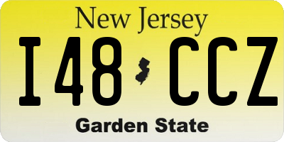 NJ license plate I48CCZ
