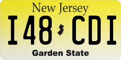 NJ license plate I48CDI