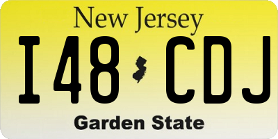 NJ license plate I48CDJ