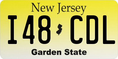 NJ license plate I48CDL