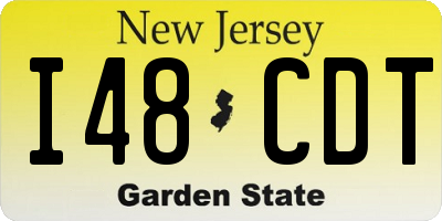 NJ license plate I48CDT