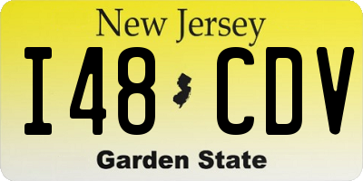 NJ license plate I48CDV