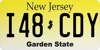 NJ license plate I48CDY