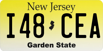 NJ license plate I48CEA