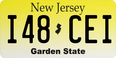 NJ license plate I48CEI