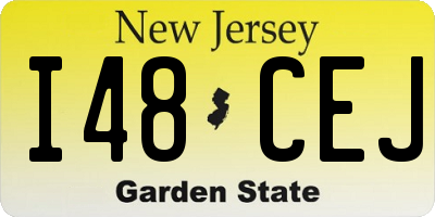 NJ license plate I48CEJ